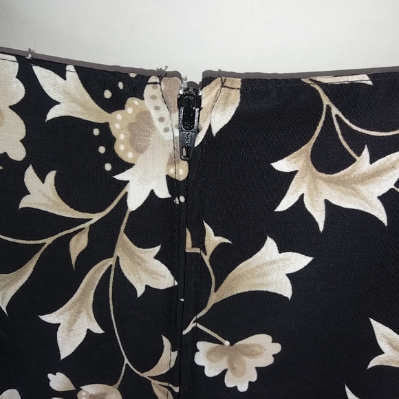 Kathy Lee 18 Black Tan Floral Maxi Dress - Picture 8 of 8